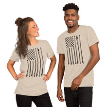 Load image into Gallery viewer, Bow Flag in Black- Unisex Short Sleeve