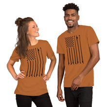 Load image into Gallery viewer, Bow Flag in Black- Unisex Short Sleeve