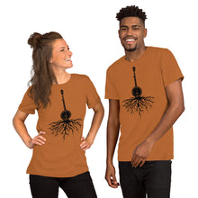 Load image into Gallery viewer, Banjo Roots in Black- Unisex Short Sleeve