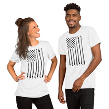 Load image into Gallery viewer, Bow Flag in Black- Unisex Short Sleeve