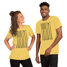 Load image into Gallery viewer, Bow Flag in Black- Unisex Short Sleeve
