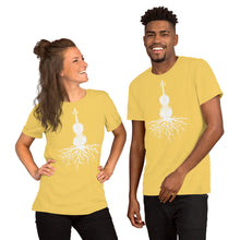 Load image into Gallery viewer, Fiddle Roots in White- Unisex Short Sleeve