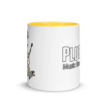Load image into Gallery viewer, T-Rex Plays Banjo Mug with Color Inside