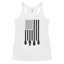 Load image into Gallery viewer, Flag Stocks in Blank- Women's Racerback Tank