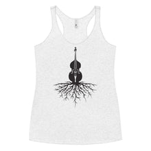 Load image into Gallery viewer, Upright Bass Roots in Blank- Women's Racerback Tank
