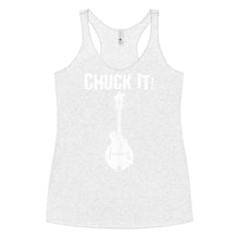 Load image into Gallery viewer, Chuck It! Mandolin in White- Women's Racerback Tank