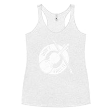 Load image into Gallery viewer, Don't Fret It in White- Women's Racerback Tank