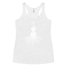 Load image into Gallery viewer, Fiddle Roots in White- Women's Racerback Tank