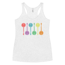 Load image into Gallery viewer, Colorful Banjos- Women's Racerback Tank