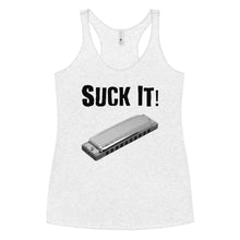 Load image into Gallery viewer, Suck It! Harmonica- Women's Racerback Tank