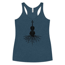 Load image into Gallery viewer, Fiddle Roots in Blank- Women's Racerback Tank