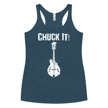 Load image into Gallery viewer, Chuck It! Mandolin in White- Women's Racerback Tank