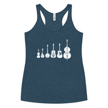 Load image into Gallery viewer, Bluegrass Instruments in White- Women's Racerback Tank