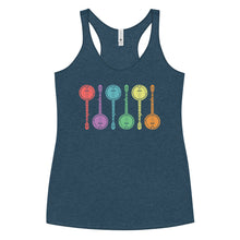 Load image into Gallery viewer, Colorful Banjos- Women's Racerback Tank