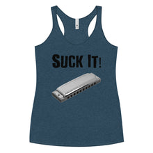 Load image into Gallery viewer, Suck It! Harmonica- Women's Racerback Tank