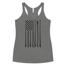 Load image into Gallery viewer, Bow Flag in Blank- Women's Racerback Tank