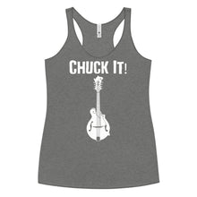Load image into Gallery viewer, Chuck It! Mandolin in White- Women's Racerback Tank