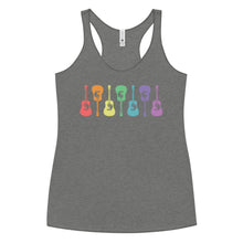 Load image into Gallery viewer, Colorful Guitars- Women's Racerback Tank