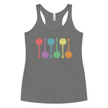 Load image into Gallery viewer, Colorful Banjos- Women's Racerback Tank