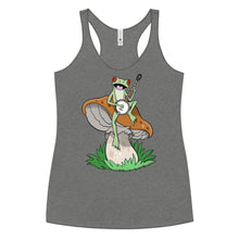 Load image into Gallery viewer, Frog Plays Banjo- Women's Racerback Tank