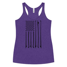 Load image into Gallery viewer, Bow Flag in Blank- Women's Racerback Tank