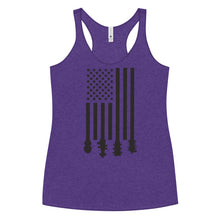 Load image into Gallery viewer, Flag Stocks in Blank- Women's Racerback Tank