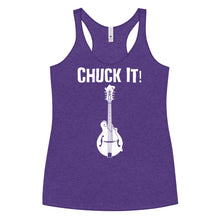 Load image into Gallery viewer, Chuck It! Mandolin in White- Women's Racerback Tank