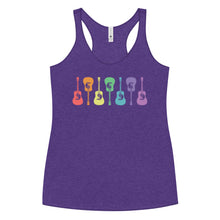 Load image into Gallery viewer, Colorful Guitars- Women's Racerback Tank