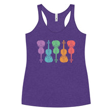 Load image into Gallery viewer, Colorful Fiddles- Women's Racerback Tank