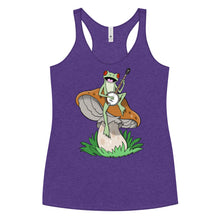 Load image into Gallery viewer, Frog Plays Banjo- Women's Racerback Tank