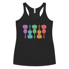 Load image into Gallery viewer, Colorful Fiddles- Women's Racerback Tank