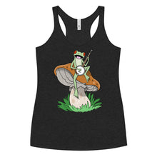 Load image into Gallery viewer, Frog Plays Banjo- Women's Racerback Tank