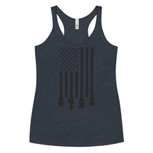 Load image into Gallery viewer, Flag Stocks in Blank- Women's Racerback Tank