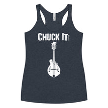 Load image into Gallery viewer, Chuck It! Mandolin in White- Women's Racerback Tank