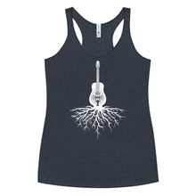 Load image into Gallery viewer, Dobro Roots in White- Women's Racerback Tank