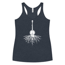 Load image into Gallery viewer, Banjo Roots in White- Women's Racerback Tank