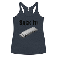 Load image into Gallery viewer, Suck It! Harmonica- Women's Racerback Tank