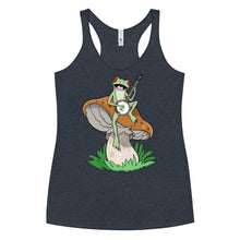 Load image into Gallery viewer, Frog Plays Banjo- Women's Racerback Tank