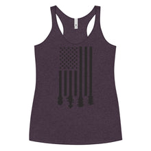 Load image into Gallery viewer, Flag Stocks in Blank- Women's Racerback Tank