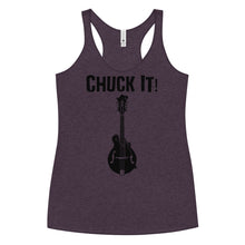 Load image into Gallery viewer, Chuck It! Mandolin in Blank- Women's Racerback Tank