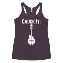 Load image into Gallery viewer, Chuck It! Mandolin in White- Women's Racerback Tank