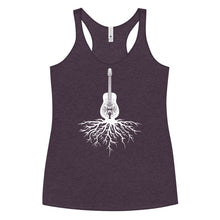 Load image into Gallery viewer, Dobro Roots in White- Women's Racerback Tank