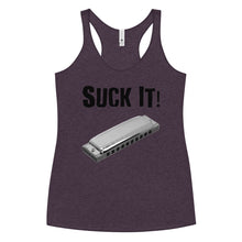 Load image into Gallery viewer, Suck It! Harmonica- Women's Racerback Tank
