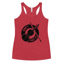 Load image into Gallery viewer, Don't Fret It in Blank- Women's Racerback Tank