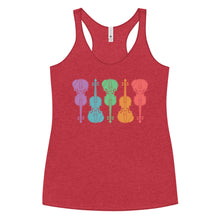 Load image into Gallery viewer, Colorful Fiddles- Women's Racerback Tank