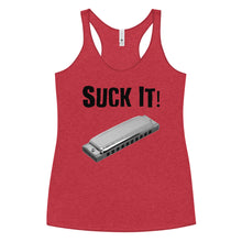 Load image into Gallery viewer, Suck It! Harmonica- Women's Racerback Tank