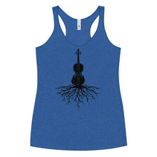 Load image into Gallery viewer, Fiddle Roots in Blank- Women's Racerback Tank