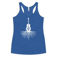 Load image into Gallery viewer, Dobro Roots in White- Women's Racerback Tank