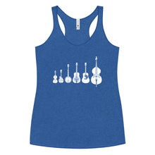 Load image into Gallery viewer, Bluegrass Instruments in White- Women's Racerback Tank
