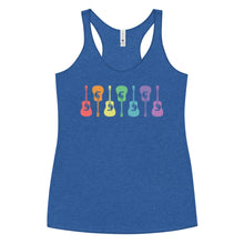 Load image into Gallery viewer, Colorful Guitars- Women's Racerback Tank